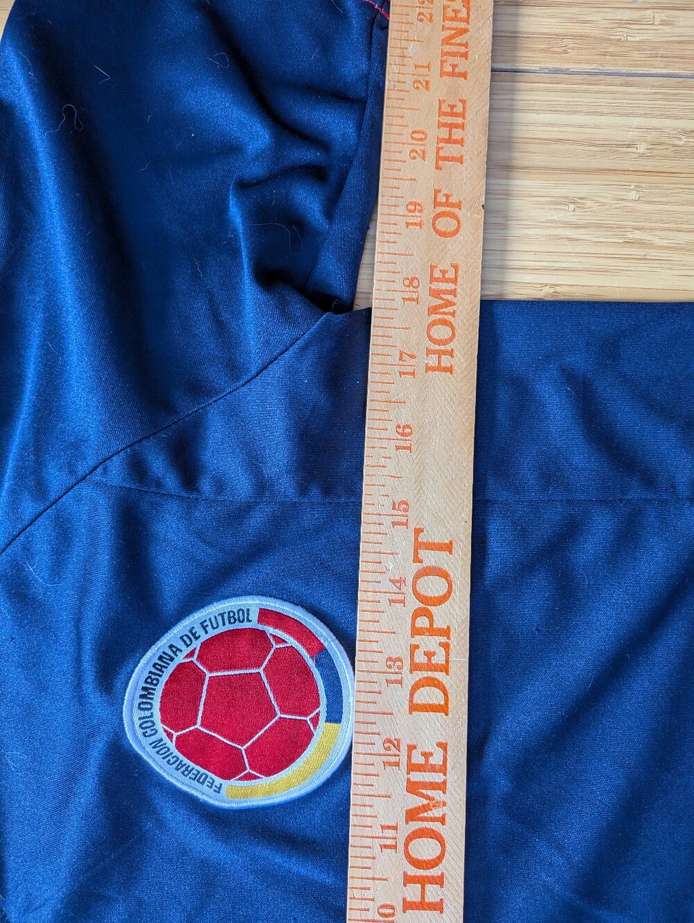 Adidas Navy Blue Official Colombia Football Soccer World Cup Shirt Jersey - Picture 5 of 9